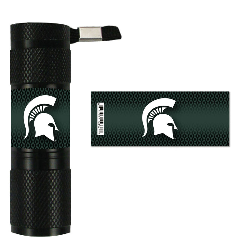 NCAA Michigan State Spartans LED Flashlight 1.1"x.3"x3.4"