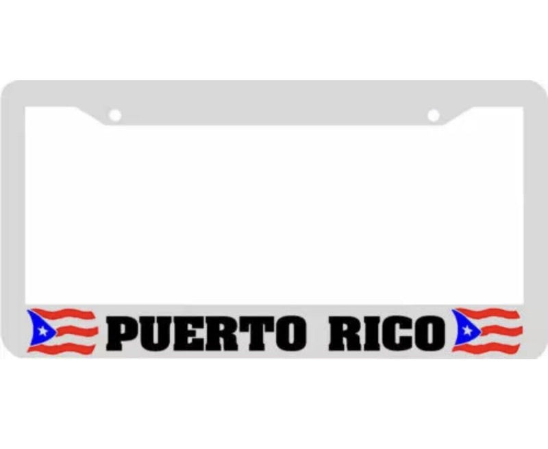 PUERTO RICO RICAN FLAG License Plate Frame