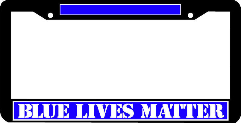 BLUE LIVES MATTER police sherrif c.o. deputy trooper cop License Plate Frame