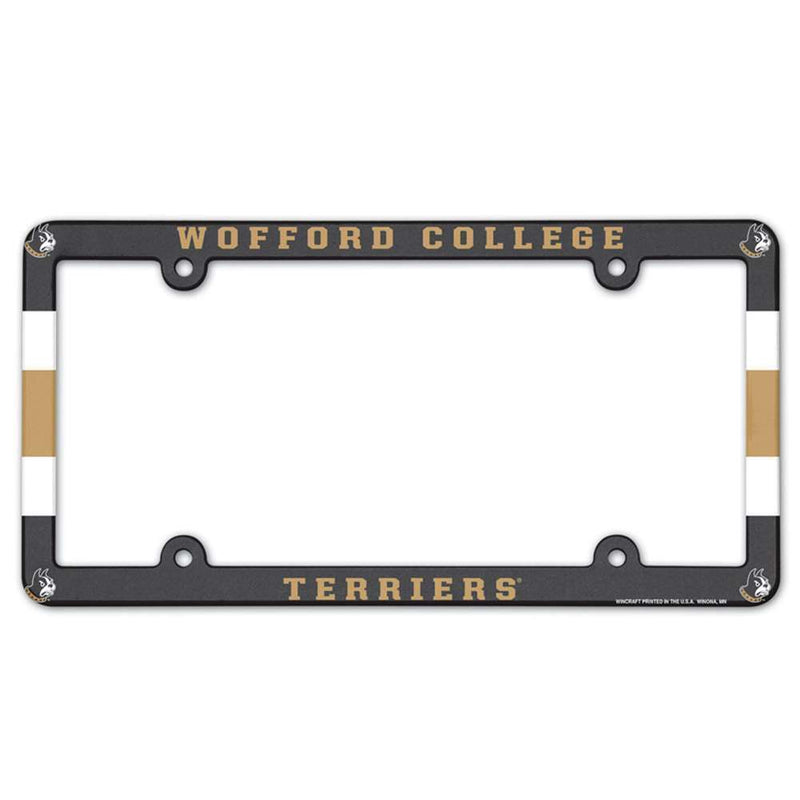 NCAA Wofford College Terriers Plastic License Plate Frame