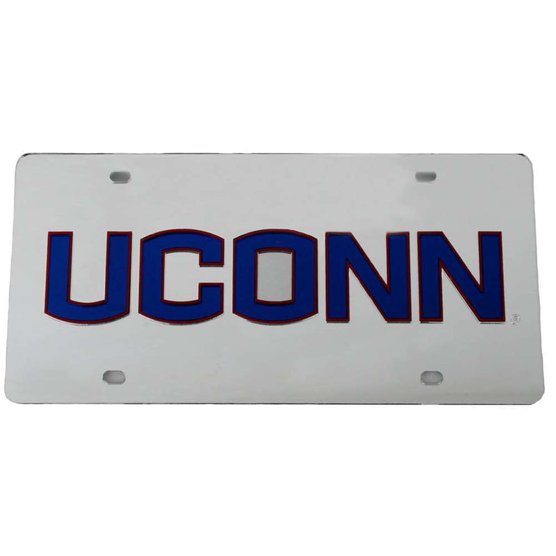 NCAA UConn Huskies Inlaid Acrylic License Plate - UCONN