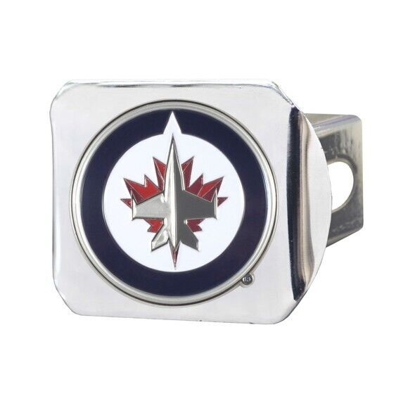 NHL Winnipeg Jets 3D Color on Chrome Metal Hitch Cover