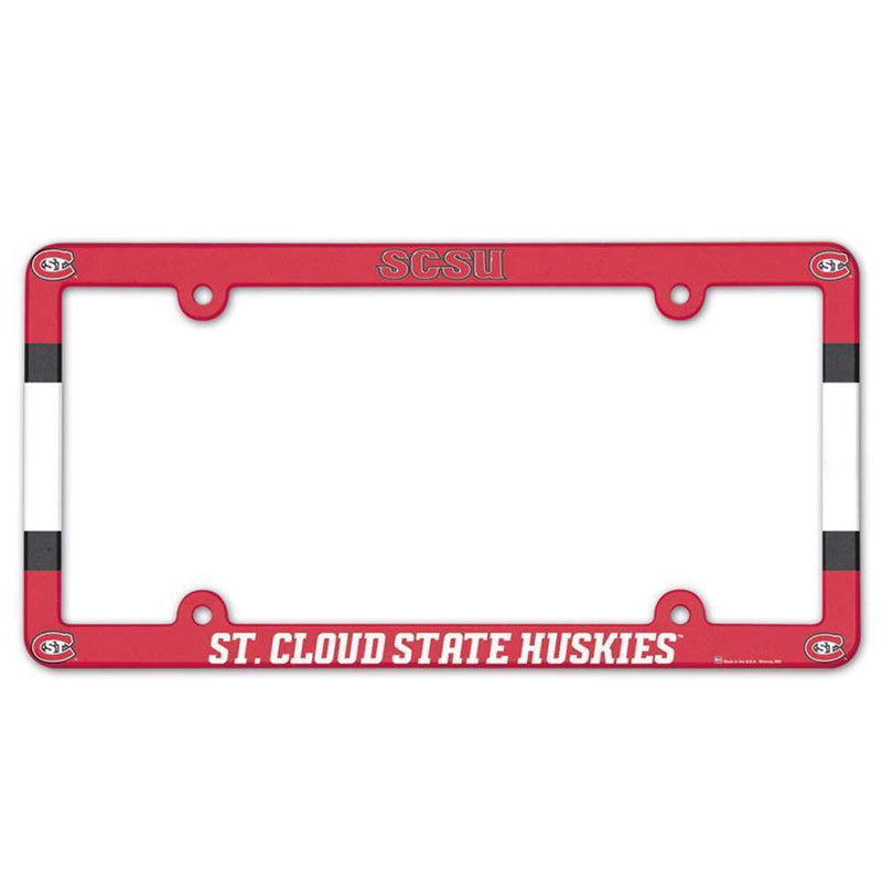 NCAA St. Cloud State Huskies Plastic License Plate Frame