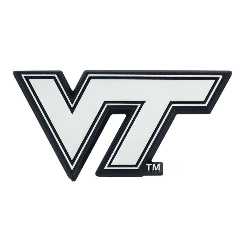 NCAA Virginia Tech Hokies Diecast 3D Chrome Emblem Car Truck