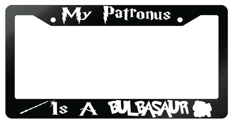My Patronus Is A Bulbasaur Glossy Black Plastic Licensee Frame For Harry Potter  Mod-GRAPH9856236-7112