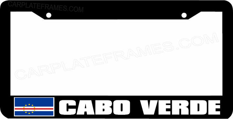CABO VERDE flag License Plate Frame