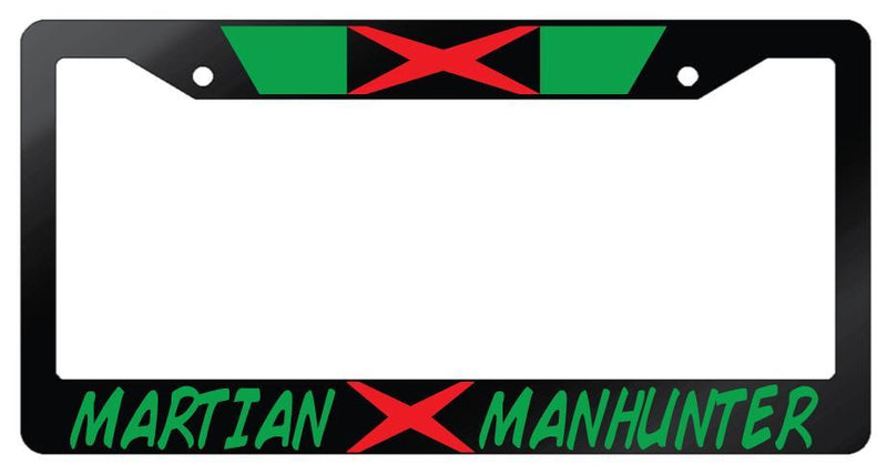 Martian Manhunter Glossy Black Plastic License Plate Frame DC  Mod-GRAPH9856236-6972