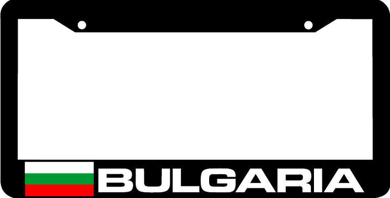 BULGARIAN FLAG BULGARIA License Plate Frame