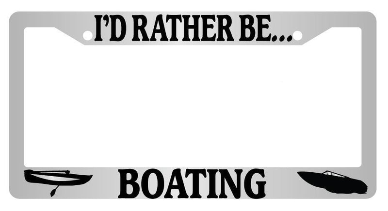 Chrome License Plate Frame I&