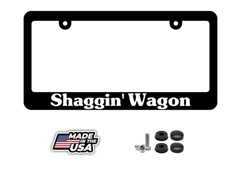 Shaggin Wagon JDM License Plate Frame Including Mounting Hardware