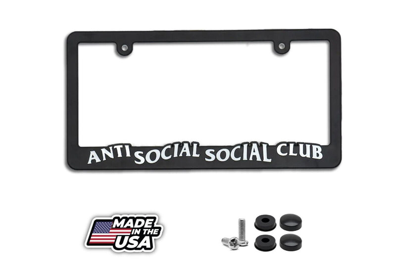 Antisocial Social Club ASSC License Plate Frame