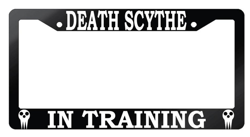 Glossy Black License Frame Death Scythe In Training Auto Accessory Soul Eater  Mod-GRAPH9856236-7382