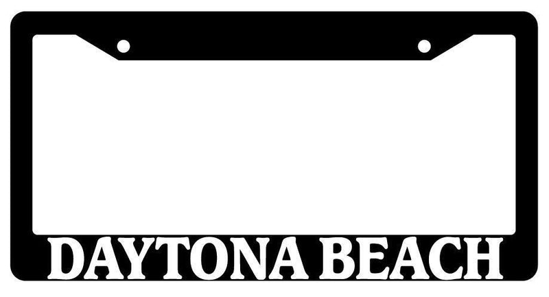 Black License Plate Frame New City State Daytona Beach Auto Accessory 1205  Mod-GRAPH9856236-1423