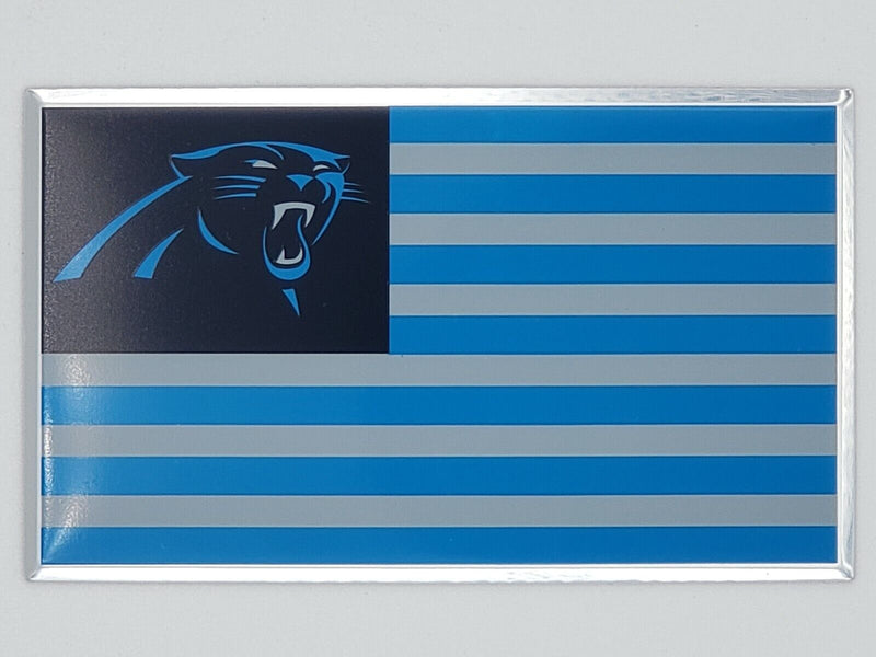 NFL Carolina Panthers Color Flag Auto Emblem