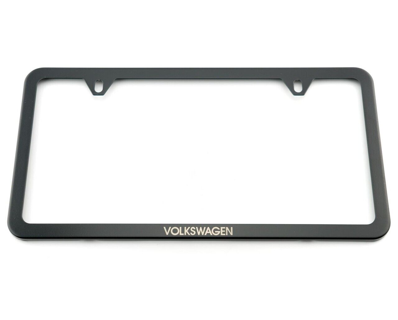 Vw Pattern Frame VW Volkswagen Black Slim License Plate Frame WITH
