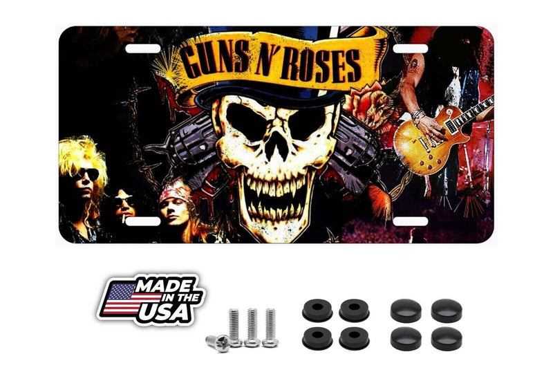Guns N Roses Aluminum Novelty Tag Car License Plate