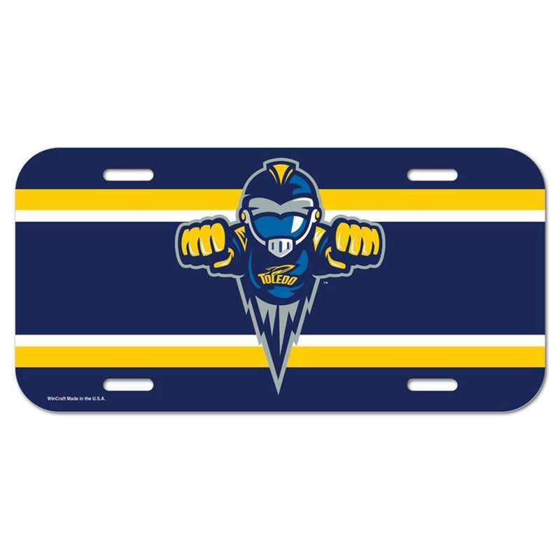 Toledo Rockets Plastic License Plate