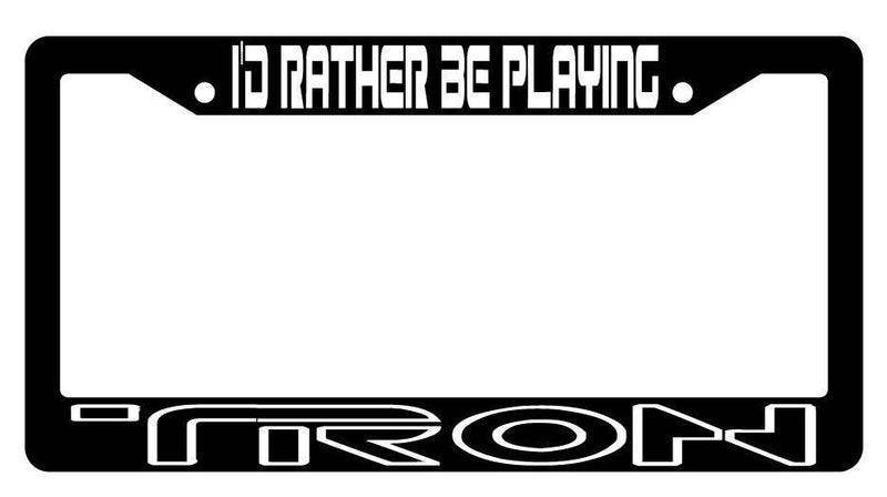 Black License Plate Frame I&