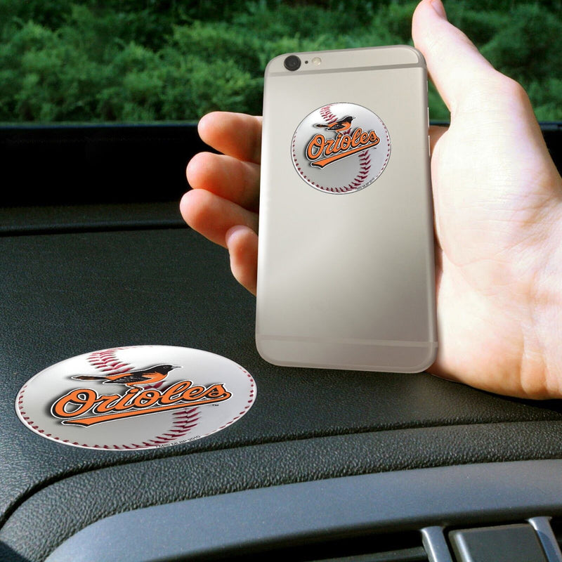 MLB Baltimore Orioles Get a Grip Cell Phone Grip Thick Polymer Stickers