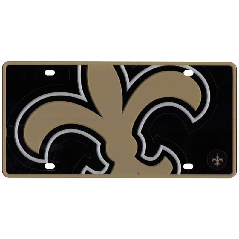 NFL New Orleans Saints Full Color Mega Inlay License Plate