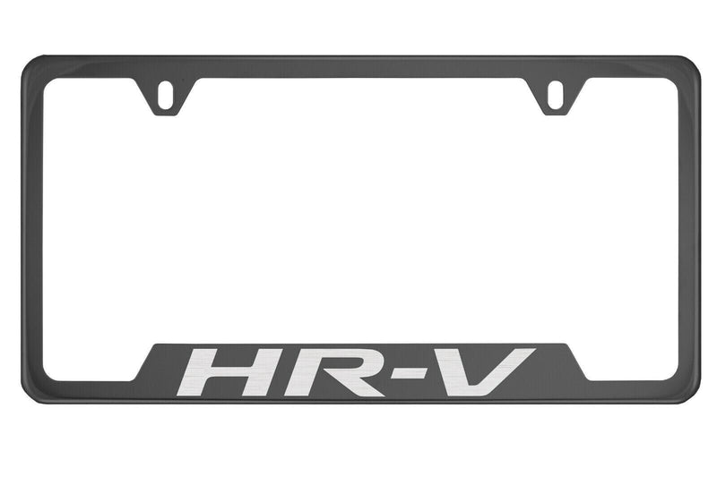 Black Chrome License Plate Frame for HR-V HRV