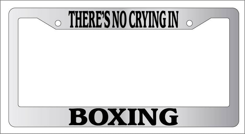 Chrome License Plate Frame There&