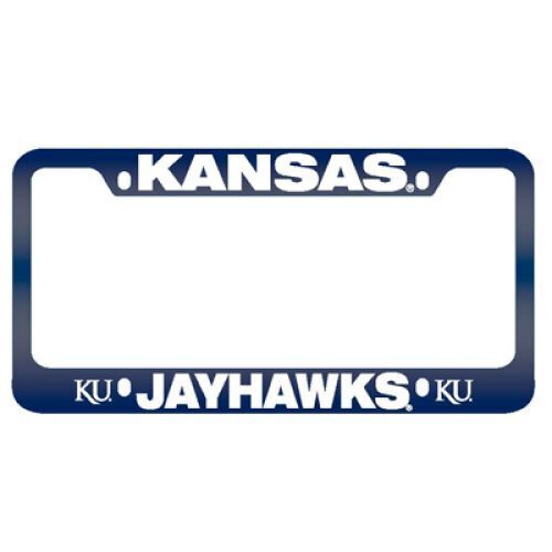 NCAA Kansas Jayhawks Full Color Metal License Plate Frame