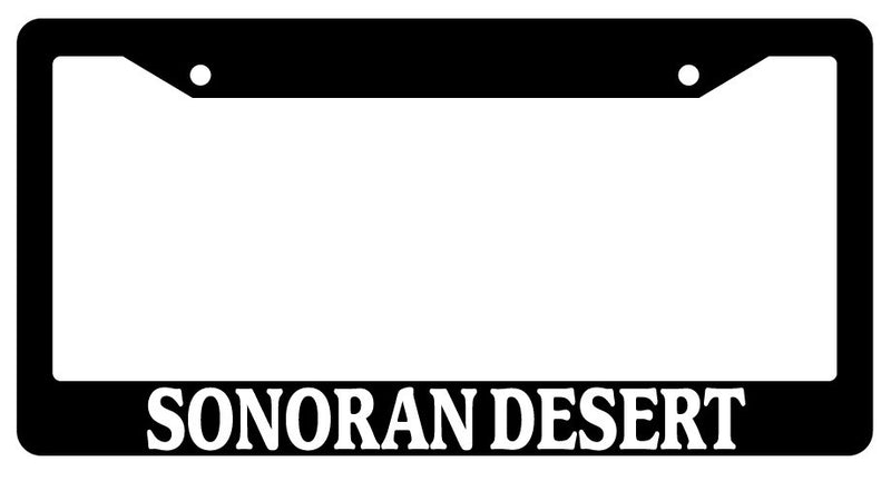 Black License Plate Frame Sonoran Desert Auto Accessory National Parks 1849  Mod-GRAPH9856236-679