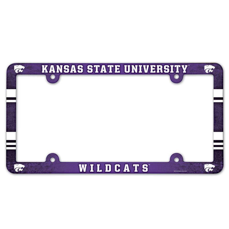 NCAA Kansas State Wildcats Plastic License Plate Frame