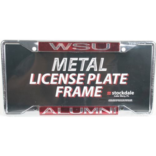 NCAA Washington State Cougars Alumni Metal Inlaid Acrylic License Plate Frame 971473560530