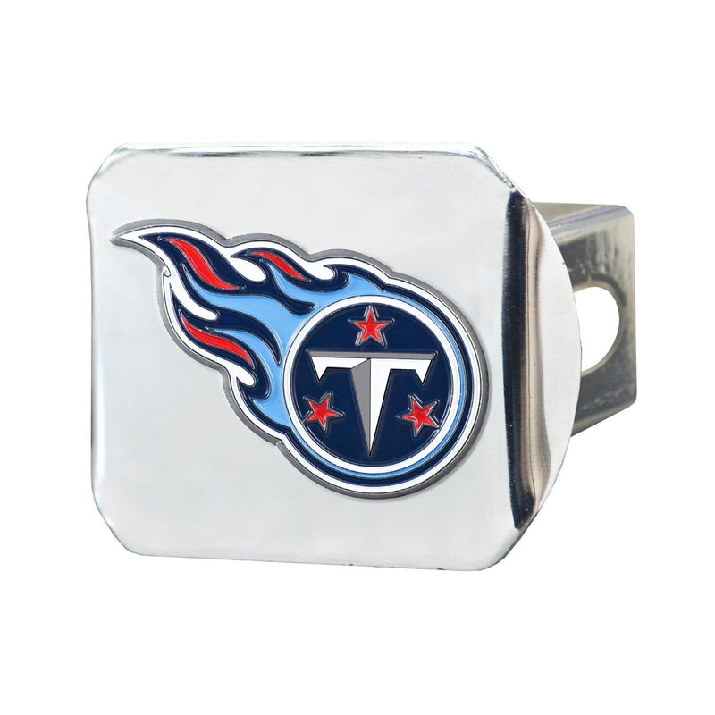 NFL Tennessee Titans 3D Color on Chrome Metal Hitch Cover