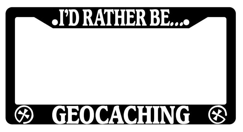 Black License Plate Frame I&