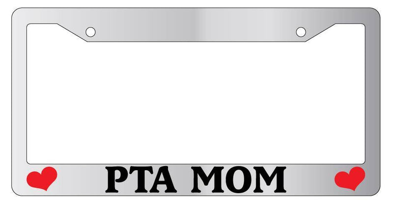 Chrome License Plate Frame PTA MOM Auto Accessory Novelty  Mod-GRAPH9856236-5174