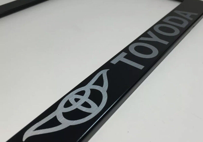 Star wars Toyoda Black Powder Coated Stainless Steel License Frame