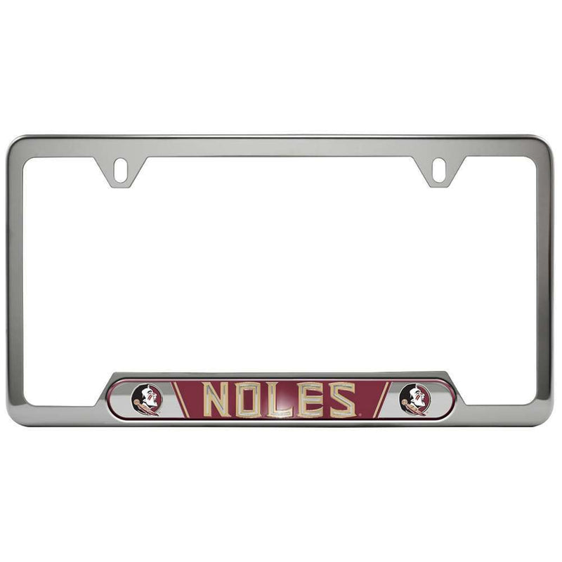 NCAA Florida State Seminoles Stainless Steel License Plate Frame