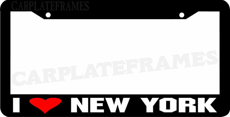I LOVE New York License Plate Frame