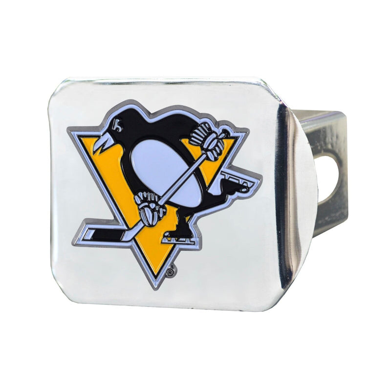 NHL Pittsburgh Penguins 3D Color on Chrome Metal Hitch Cover