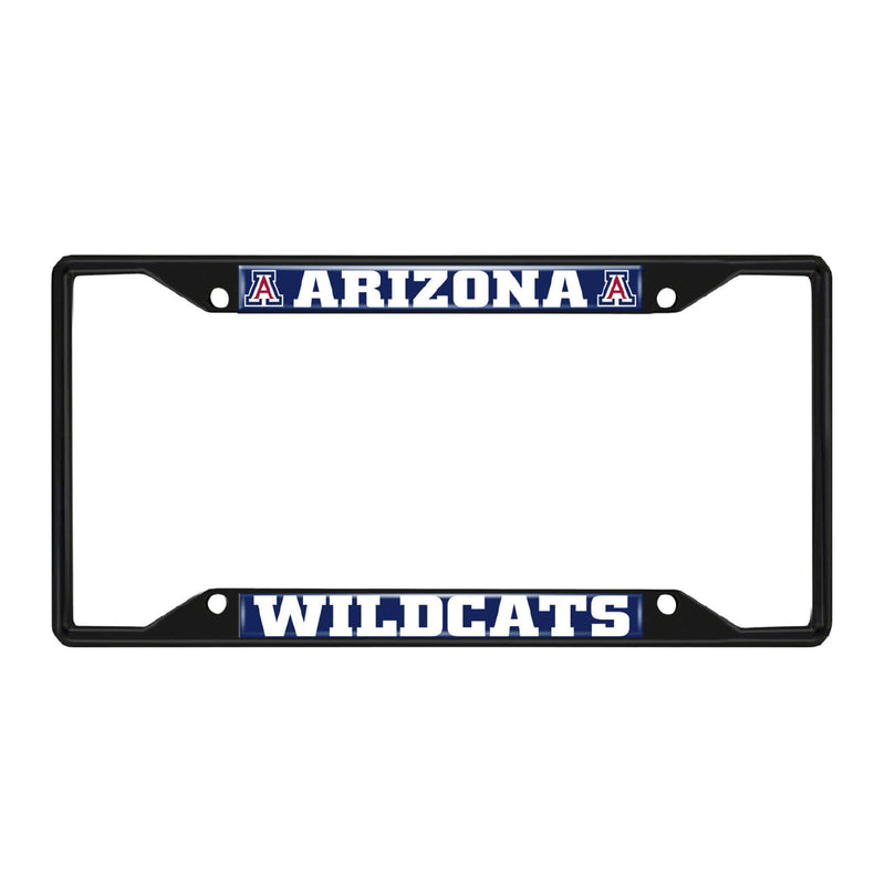 NCAA Arizona Wildcats Black Metal License Plate Frame