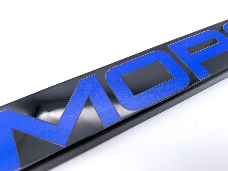 Mopar Black Unbreakable Polycarbonate License Plate Frame - Licensed
