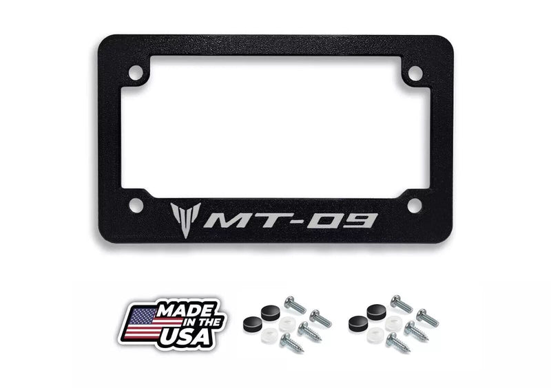For Yamaha MT-09 Textured Motorcycle License Plate Frame (ALL YEARS)