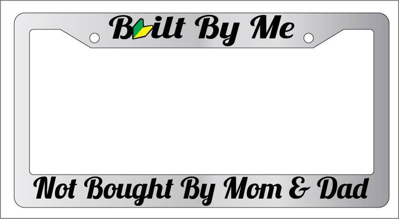 Chrome License Plate Frame BUILT BY ME NOT BY MOM &amp; DAD (For JDM SCRIPT) Auto  Mod-GRAPH9856236-5417