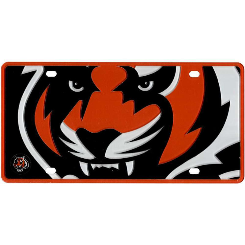 NFL Cincinnati Bengals Full Color Mega Inlay License Plate