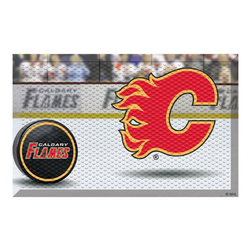 NHL Calgary Flames Scraper Mat Door Mat 20" x 30"