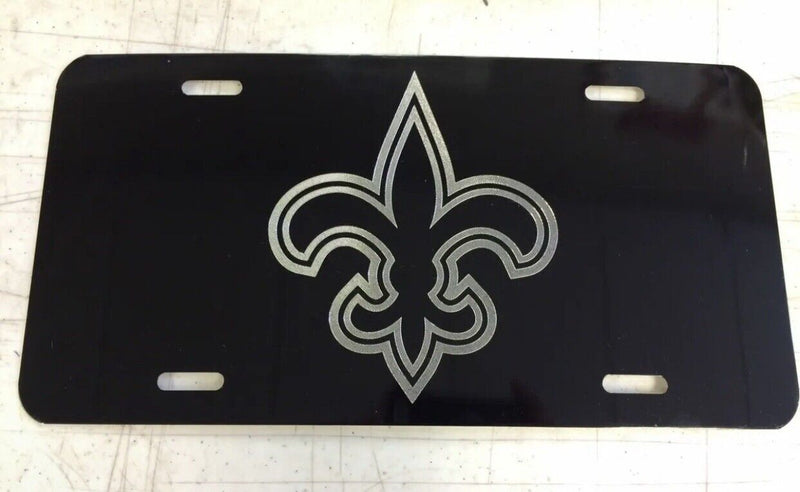 New Orleans Saints Aluminium License Plate Highest Quality For All Vehicles