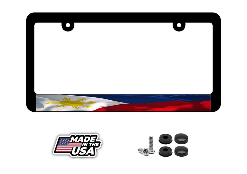 Philippines Philippine Filipino Flag Wavey Car Truck License Plate Frame Frame