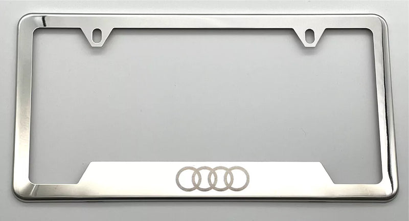 4 rings license plate frame fit Audi