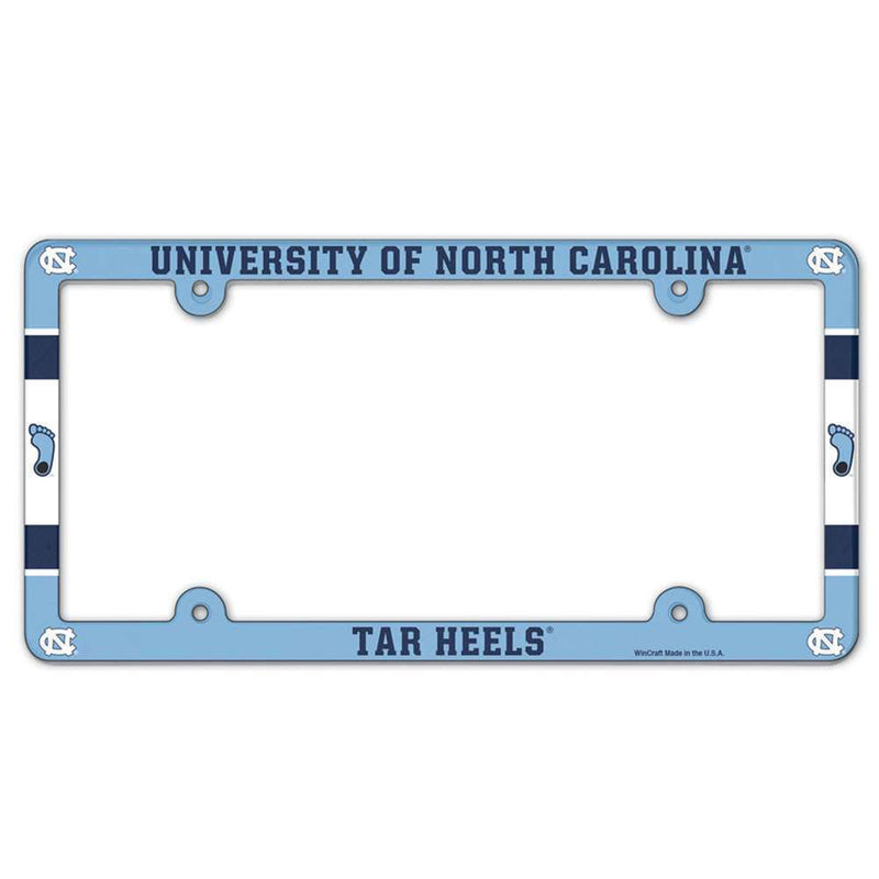 NCAA North Carolina Tar Heels Plastic License Plate Frame