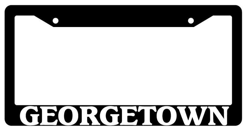 Black License Plate Frame New City State Georgetown Auto Accessory 1307  Mod-GRAPH9856236-1409