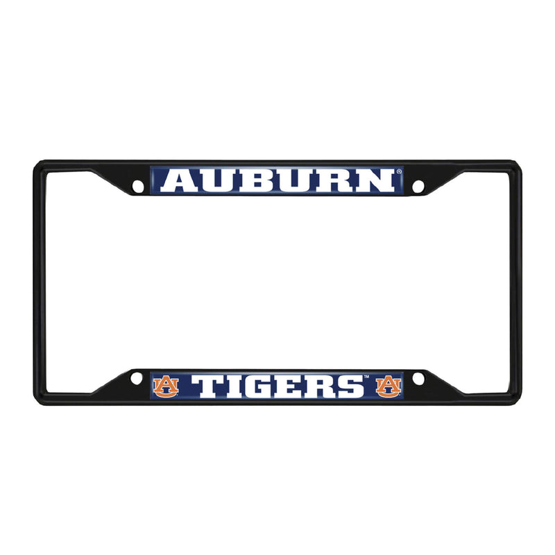 NCAA Auburn Tigers Black Metal License Plate Frame