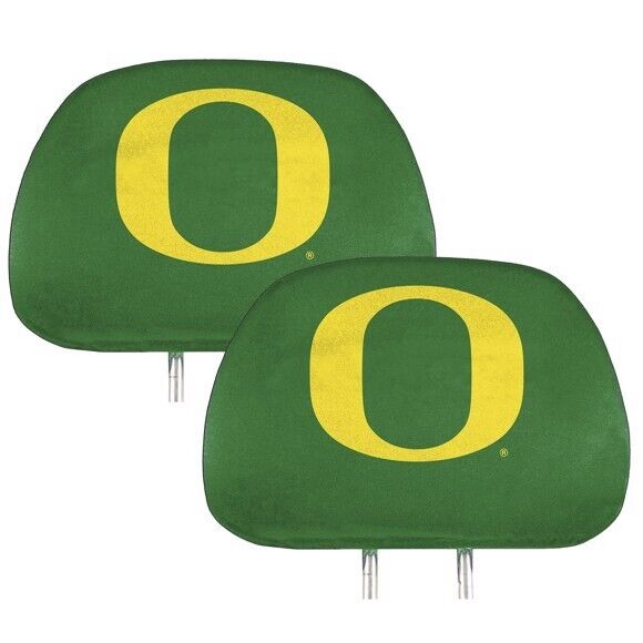 NCAA Oregon Ducks New 2-Piece Printed Headrest Covers